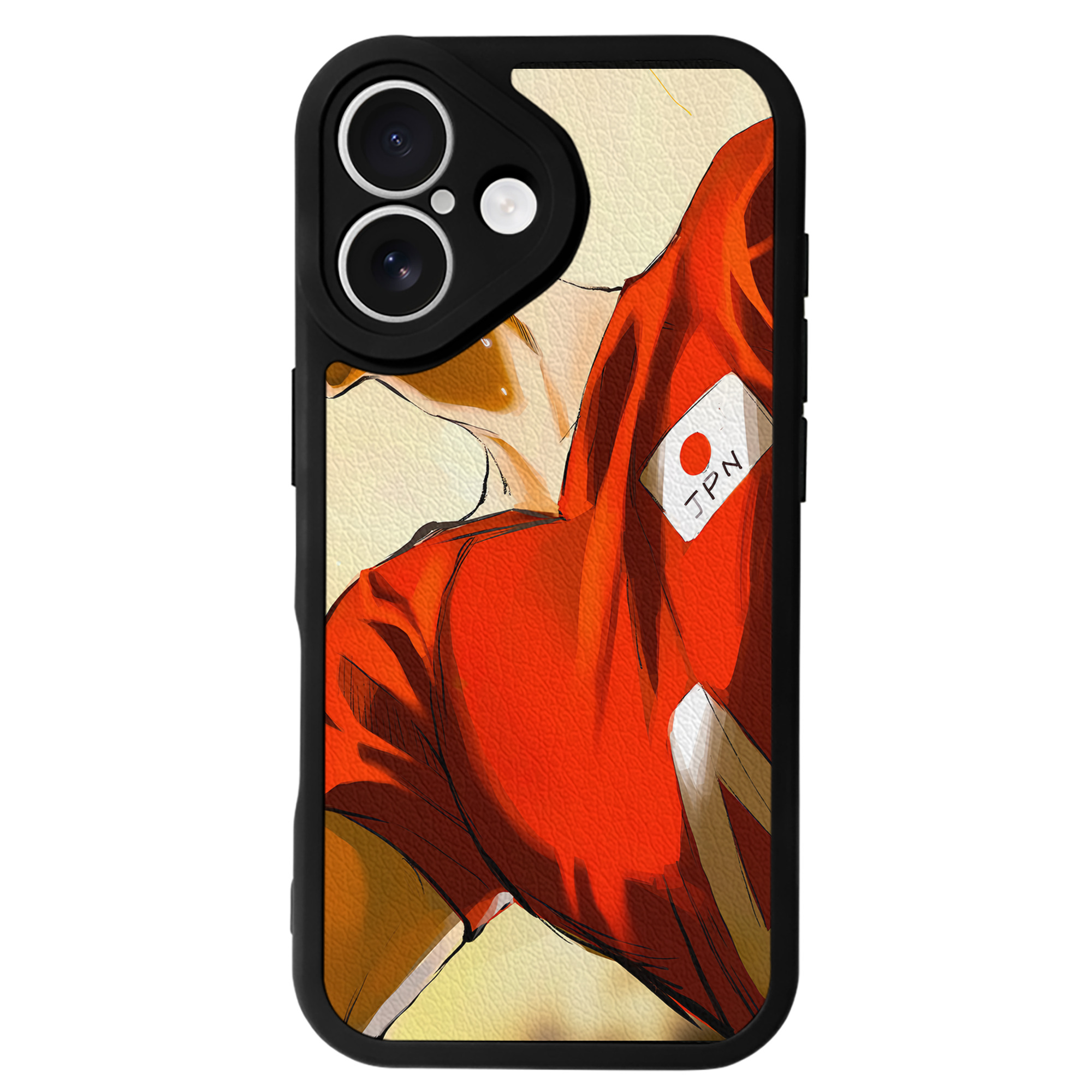 （画像用） ハイキュー!! Haikyu!! 【iPhone 16シリーズ対応】シリコンスマホケース（レザー調） 材質：シリコン